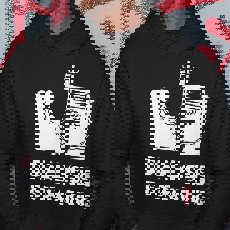透析tシャツ 透析患者用 透析は排水 パーカー 面白い贈り物