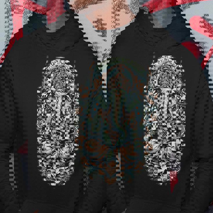 部屋の象 ガネーシャ パーカー 面白い贈り物