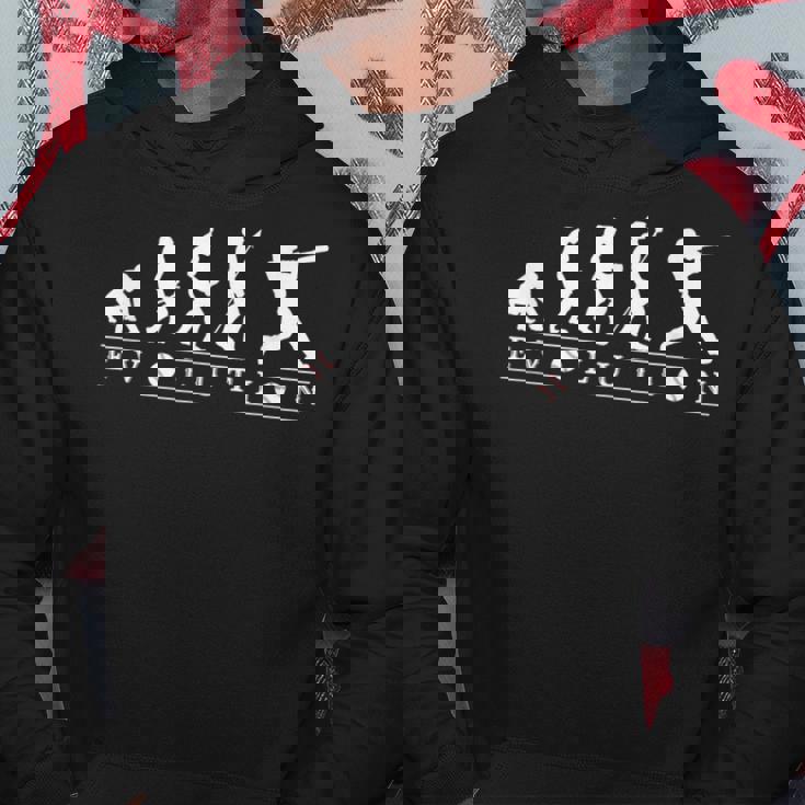 おもしろ 野球 人類の進化 かっこいい ベースボール ネタ デザイン 野球選手 パーカー 面白い贈り物