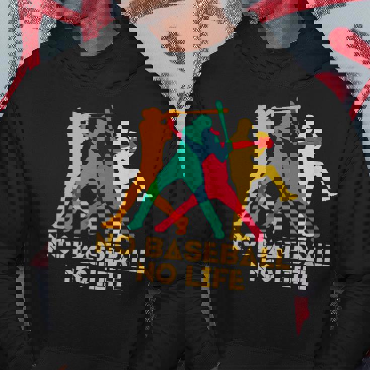野球 面白いtシャツ おもしろ 文字入り 服 No Baseball No Life ベースボール 文字 ネタ メンズ パーカー 面白い贈り物