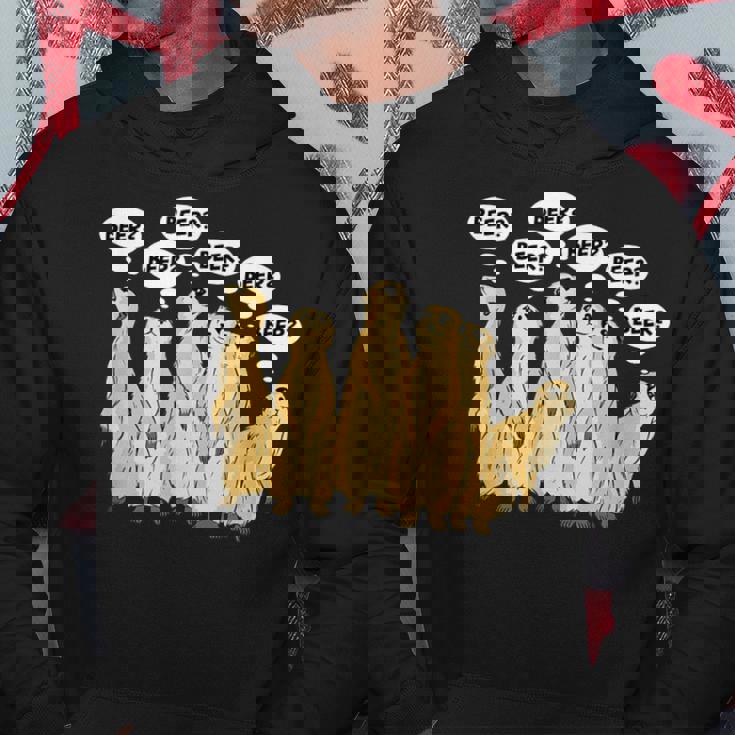 野生動物のミーアキャットアルコールビール パーカー 面白い贈り物