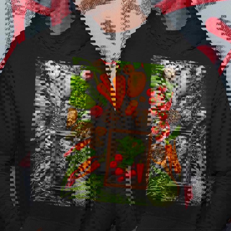 野菜農場フレッシュオーガニック野菜 パーカー 面白い贈り物