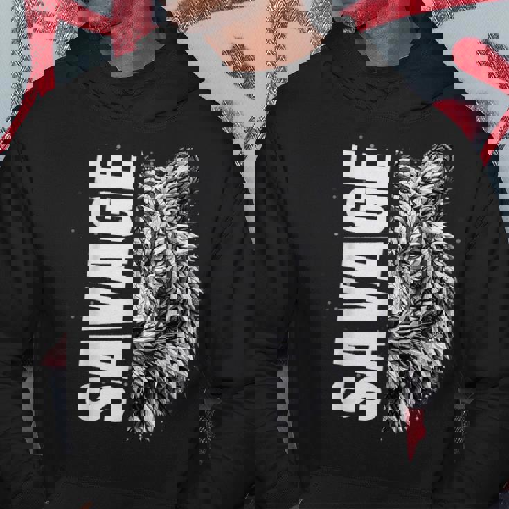 野蛮な虎 野生動物 遊び心のあるグラフィックプリント パーカー 面白い贈り物