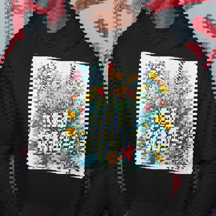 開花した外観のためのかなり新しい成長スタイル パーカー 面白い贈り物