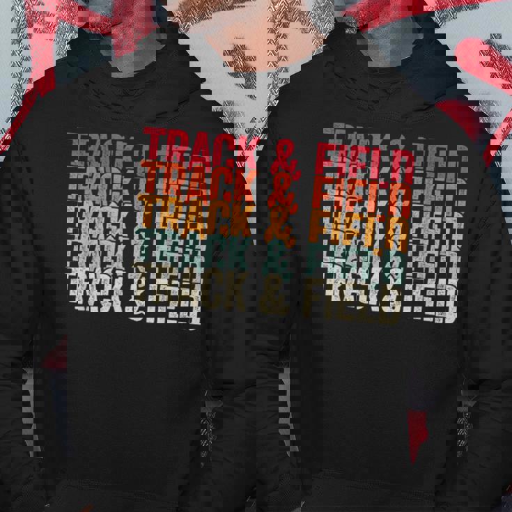 陸上競技 陸上競技 レトロ 男性用 パーカー 面白い贈り物