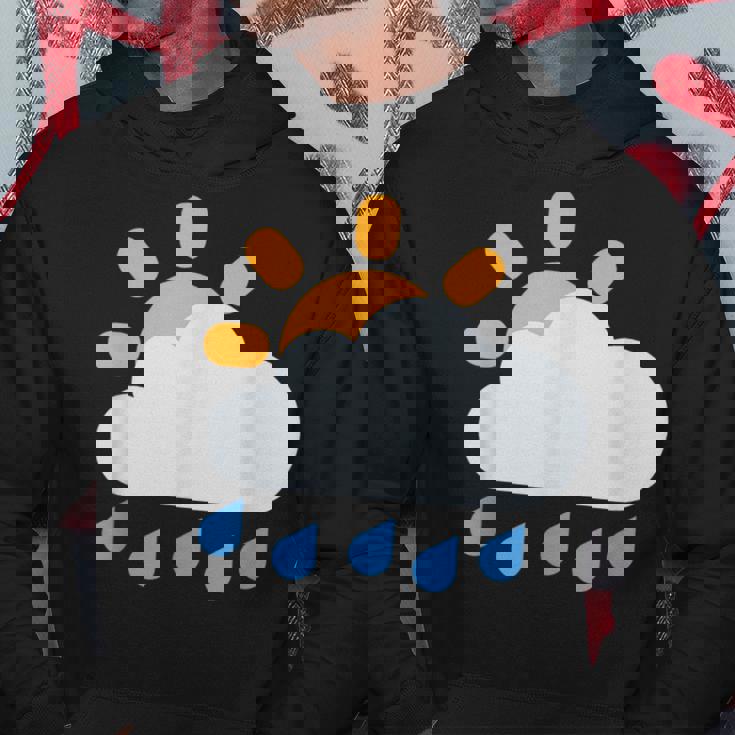 雨雲の向こうの太陽 パーカー 面白い贈り物