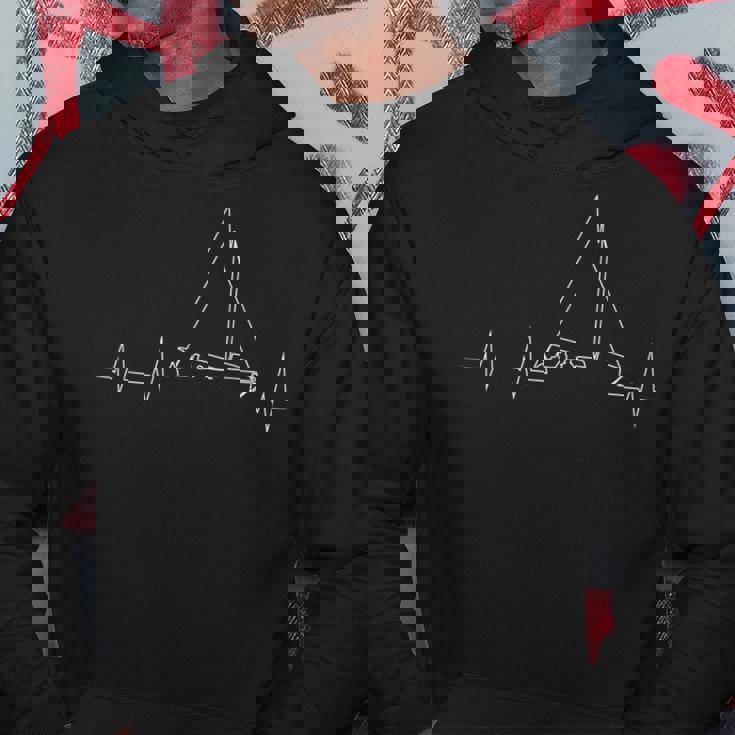 面白い ヨット ハートビート パーカー 面白い贈り物