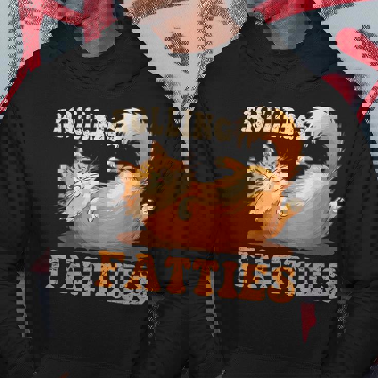 面白い 猫 ローリング ファティ 男女兼用 猫 パーカー 面白い贈り物