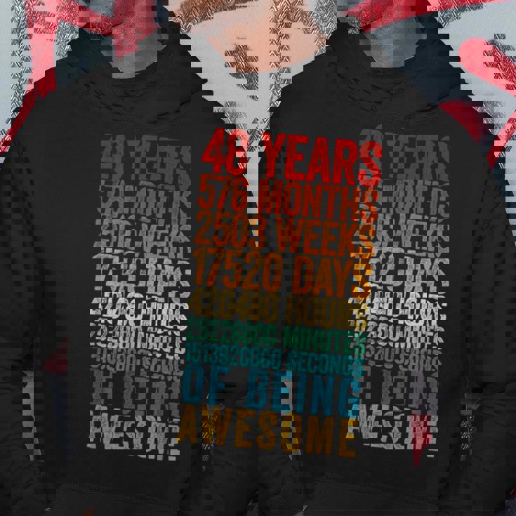 面白い48歳の誕生日シャツ オールドメーター 面白い48歳ギフト パーカー 面白い贈り物