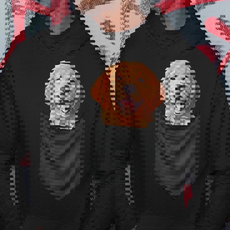 面白いtシャツ ゴールデンレトリバー 胸 ポケット イヌ メンズ 犬 グッズ おもしろ 面白い 服 ネタ パーカー 面白い贈り物