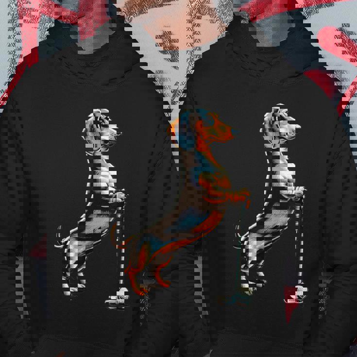 面白いtシャツ ダックスフンド ゴルフ イヌ メンズ 犬好き グッズ かわいい おもしろ 面白い 服 ネタ パーカー 面白い贈り物