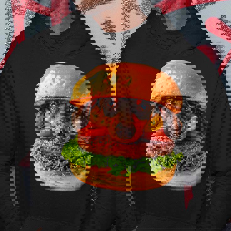 面白いtシャツ ダックスフンド 犬 ハンバーガー メンズ グッズ かわいい おもしろ 面白い 服 ネタ パーカー 面白い贈り物