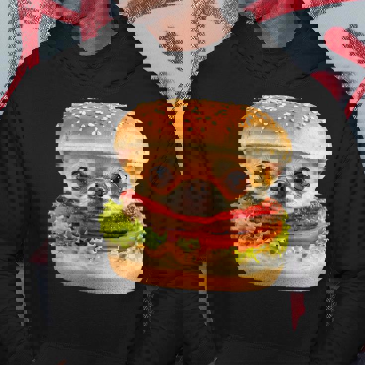 面白いtシャツ チワワ 犬 イヌ ハンバーガー メンズ 犬好き グッズ かわいい おもしろ 面白い 服 ネタ パーカー 面白い贈り物