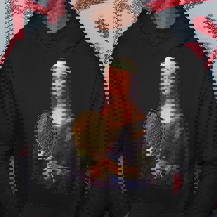 面白いtシャツ テニス モナリザ おもしろ 服 ネタ メンズ テニス部 おもしろグッズ 大人 子供 パーカー 面白い贈り物