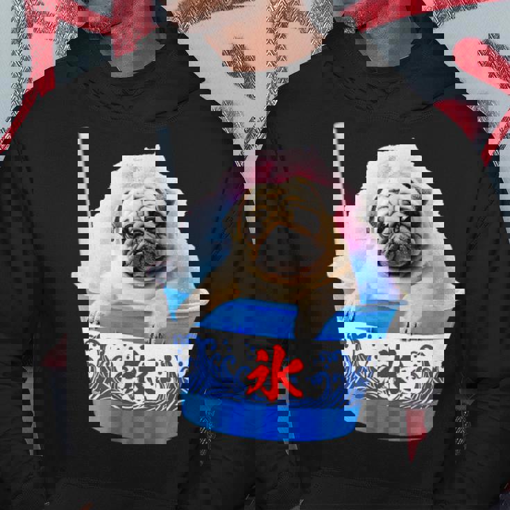 面白いtシャツ パグ かき氷 イヌ メンズ 犬好き グッズ かわいい おもしろ 面白い 服 ネタ 夏 パーカー 面白い贈り物