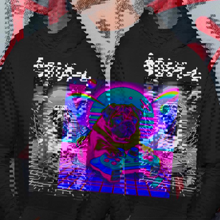 面白いtシャツ パグ 犬 ゲーム イヌ わんこ メンズ 犬好き グッズ かわいい おもしろ 面白い 服 ネタ パーカー 面白い贈り物