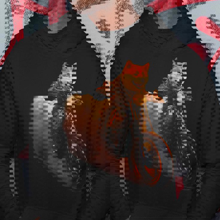 面白いtシャツ 柴犬 バイク イヌ わんこ メンズ 犬好き グッズ かわいい おもしろ 面白い 服 ネタ パーカー 面白い贈り物