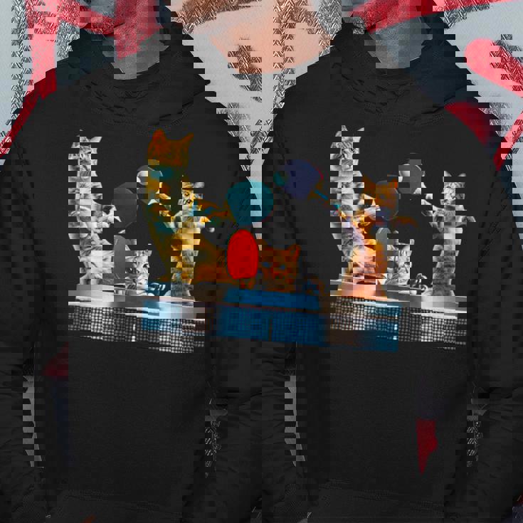 面白いtシャツ 猫 ネコ メンズ 卓球 猫好き グッズ おもしろ 面白い 服 ネタ にゃんこ 猫の下僕 パーカー 面白い贈り物