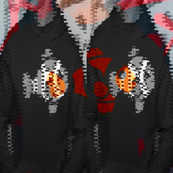 面白いカクレクマノミ シンプルで小さいかわいいカクレクマノミ パーカー 面白い贈り物