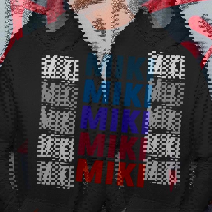 面白いギフト名 ミキ 名前入り パーカー 面白い贈り物