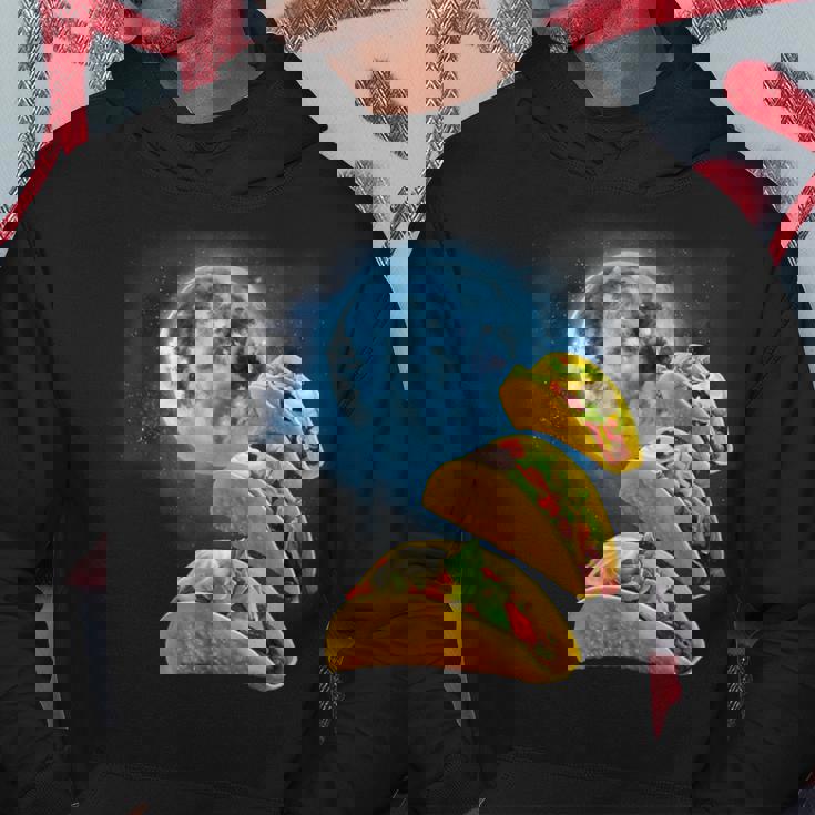 面白いタコスシャツ – タコス好きのタコスハウリングアットザムーン パーカー 面白い贈り物