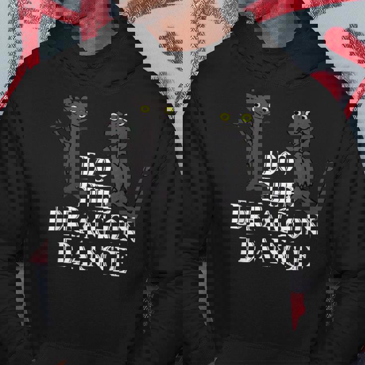 面白いドラゴンダンス ダンシングドラゴンミーム パーカー 面白い贈り物