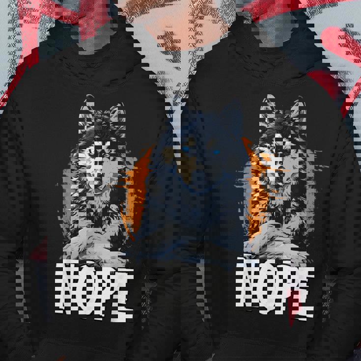 面白いハスキー T、犬の飼い主のための面白い犬の散歩服 パーカー 面白い贈り物