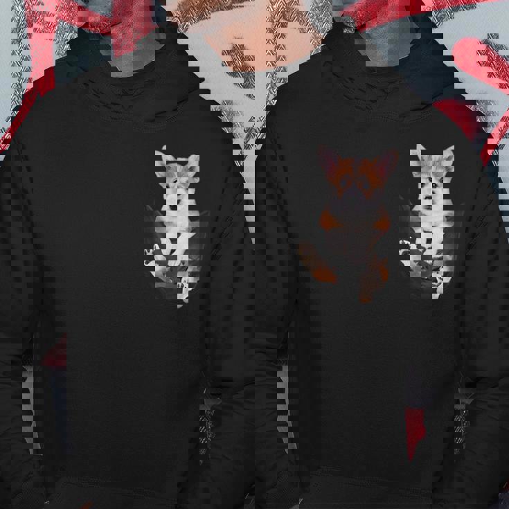 面白いペンブローク ウェルシュコーギー あなたのポケットにコーギー愛好家向け パーカー 面白い贈り物