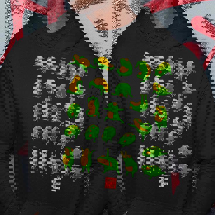 面白いヨガカエルとヒキガエル瞑想 日本のアートグラフィック パーカー 面白い贈り物