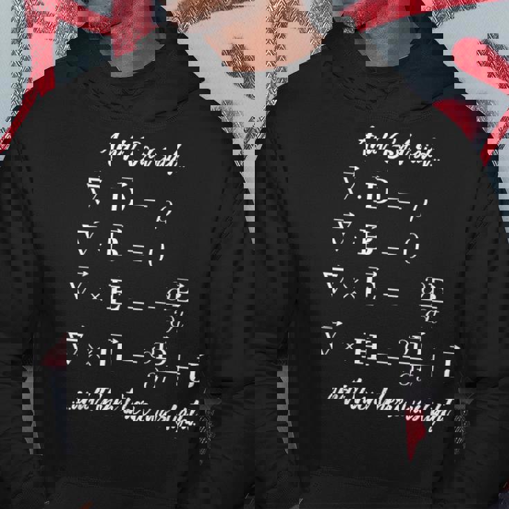面白い数学教師シャツ – 宗教的なマクスウェル方程式 パーカー 面白い贈り物