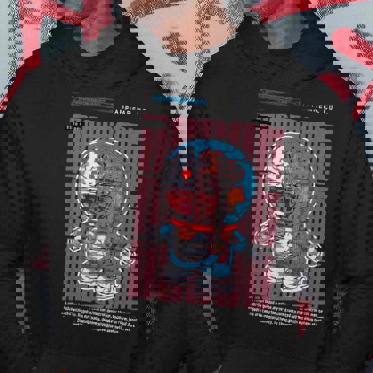 面白い日本のアニメスタイルアート ビンテージアニメ ロボットアートアニメ パーカー 面白い贈り物