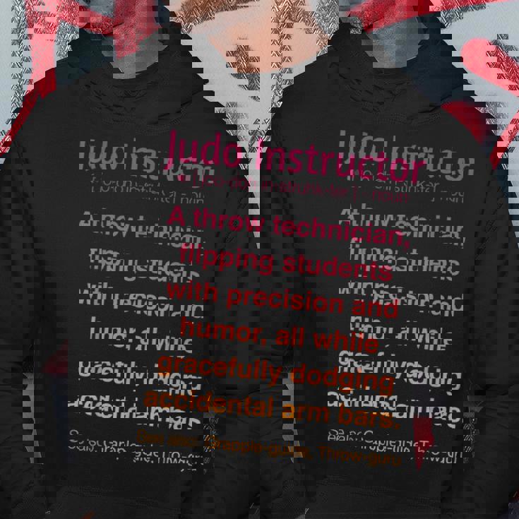 面白い柔道インストラクター パーカー 面白い贈り物