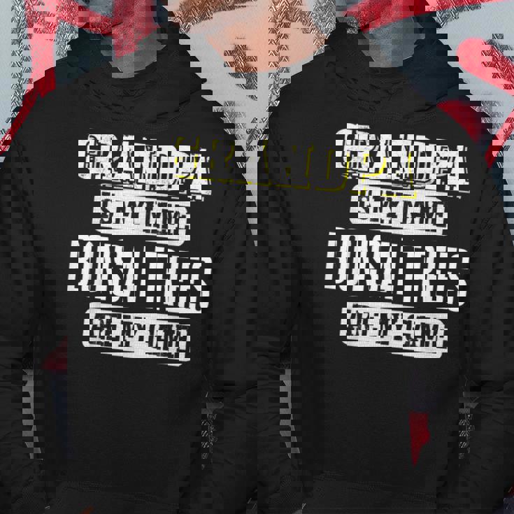 面白い盆栽の木 おじいちゃんへのギフト 父の日デザイン パーカー 面白い贈り物