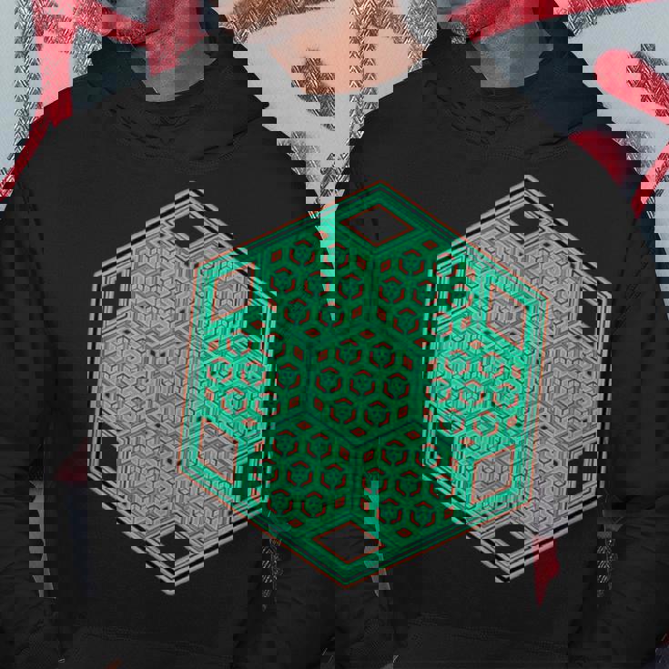 音楽祭 サイケデリックパターン テクノ トランス レイブ ゴア パーカー 面白い贈り物