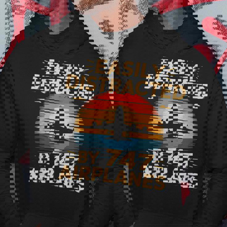 飛行機 簡単 気を取られる 747 飛行機 面白い パイロット パーカー 面白い贈り物