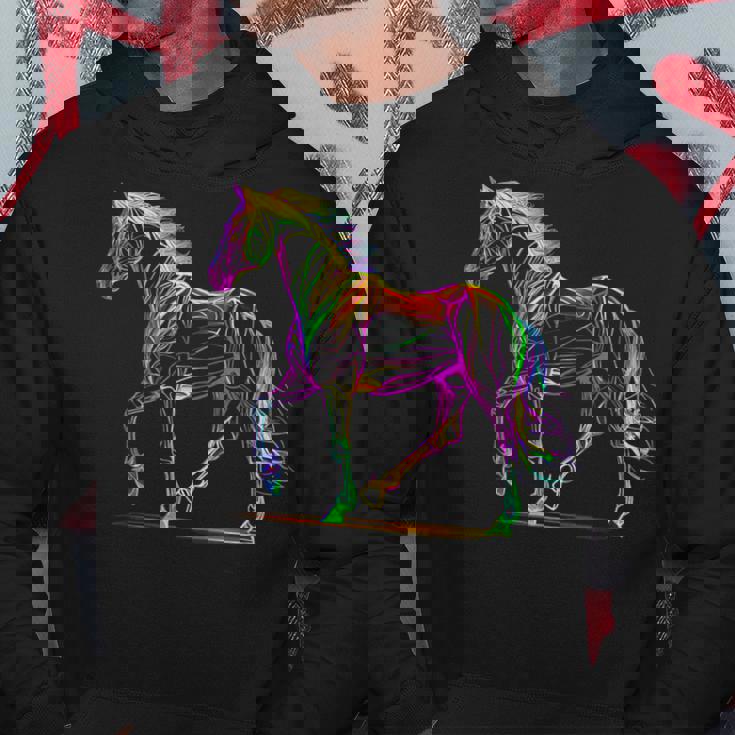 馬術 カラフル 馬好き 西洋 ロデオ パーカー 面白い贈り物