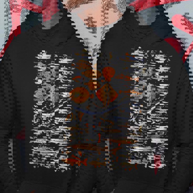 魚の概要と名前。 パーカー 面白い贈り物