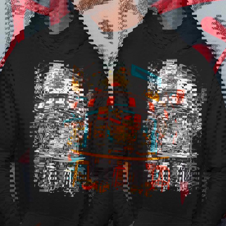 鮮やかな東京ラーメン屋 日本食好き カワイイオタク パーカー 面白い贈り物