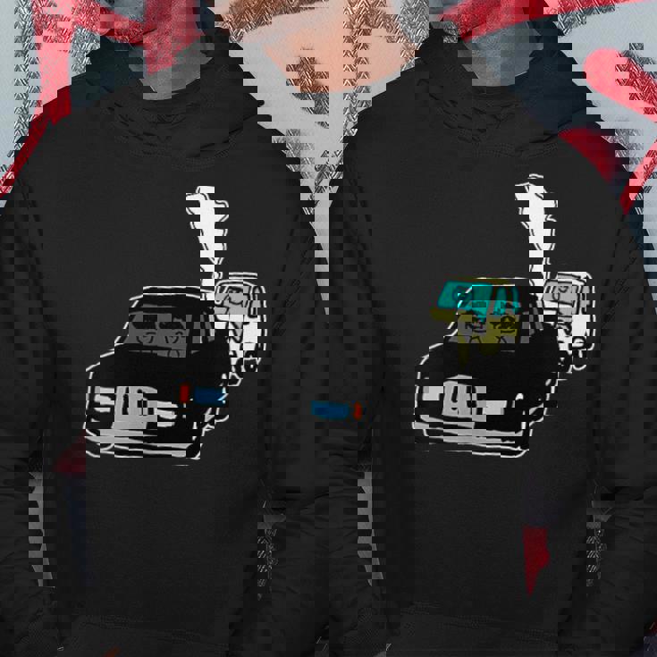 黒塗りの高級車よりも怖い無車検の軽自動車 パーカー 面白い贈り物