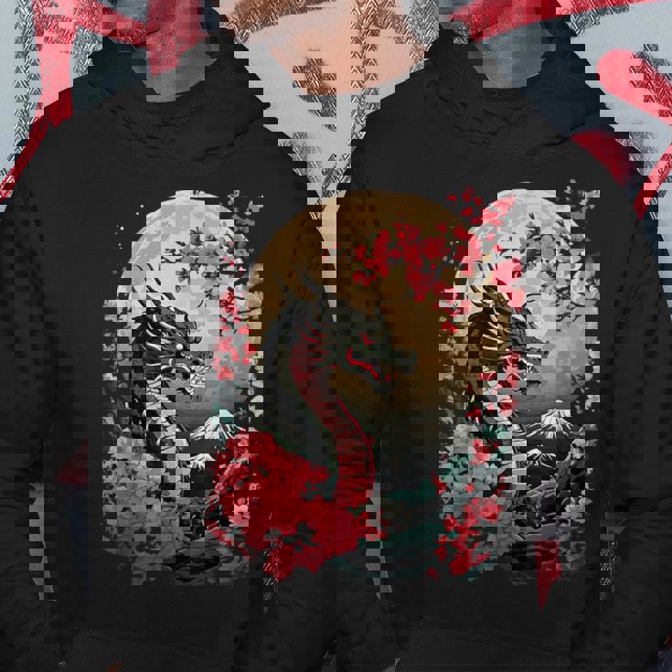 黒龍 桜 日本 美学 日本龍 パーカー 面白い贈り物