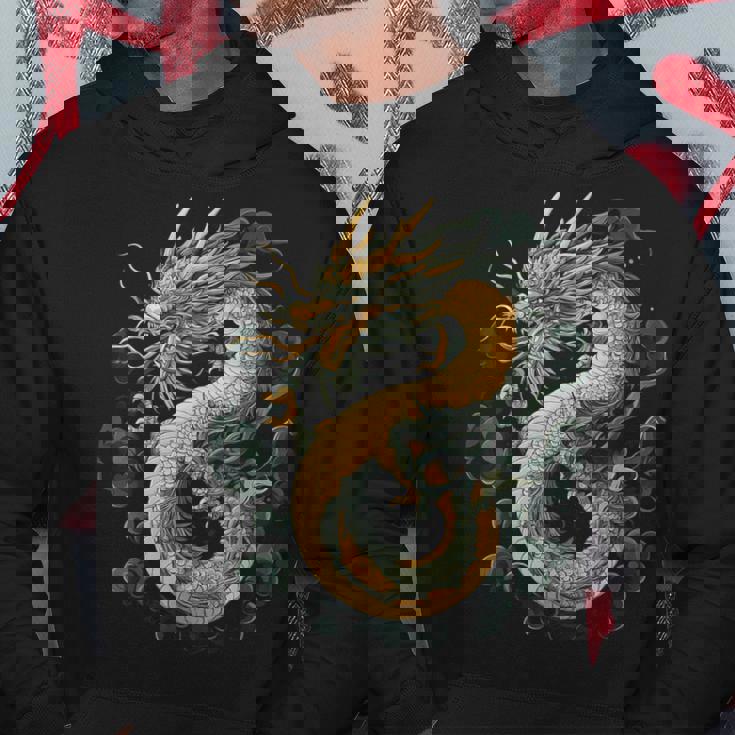 龍人 龍神 ドラゴン グラフィック 神話ドラゴン 龍神竜 パーカー 面白い贈り物