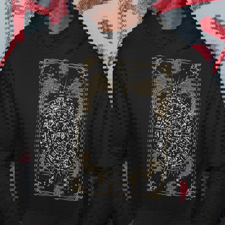 龍体文字フトマニ図タロット 幸運 パーカー 面白い贈り物