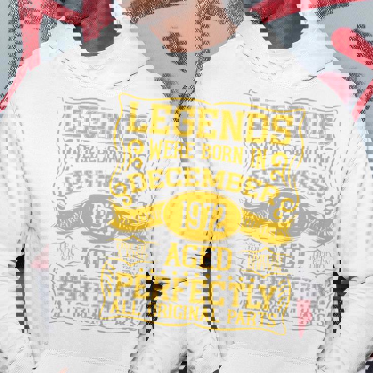 1972年12月に誕生した52歳の誕生日レジェンド。 長袖tシャツ パーカー 面白い贈り物