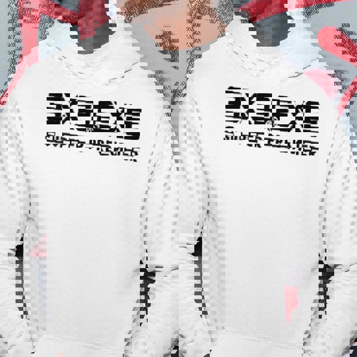 3X3Exeuper Premier ワンポイントロゴ パーカー 面白い贈り物