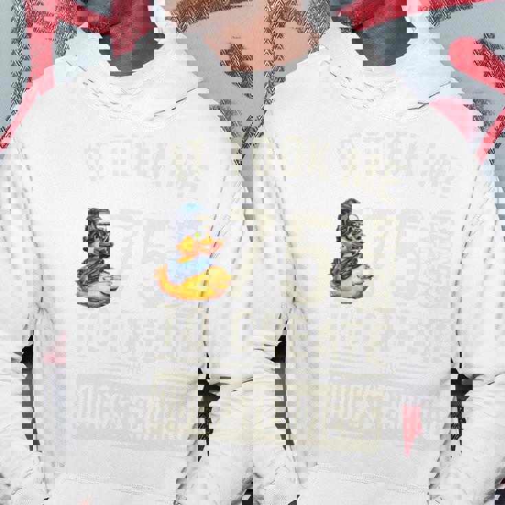 75歳の誕生日ダックスターピースtシャツ ユニークなダック愛好家 75歳 長袖tシャツ パーカー 面白い贈り物