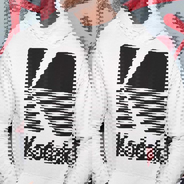 80年代ヴィンテージコダックロゴ ブラック パーカー 面白い贈り物