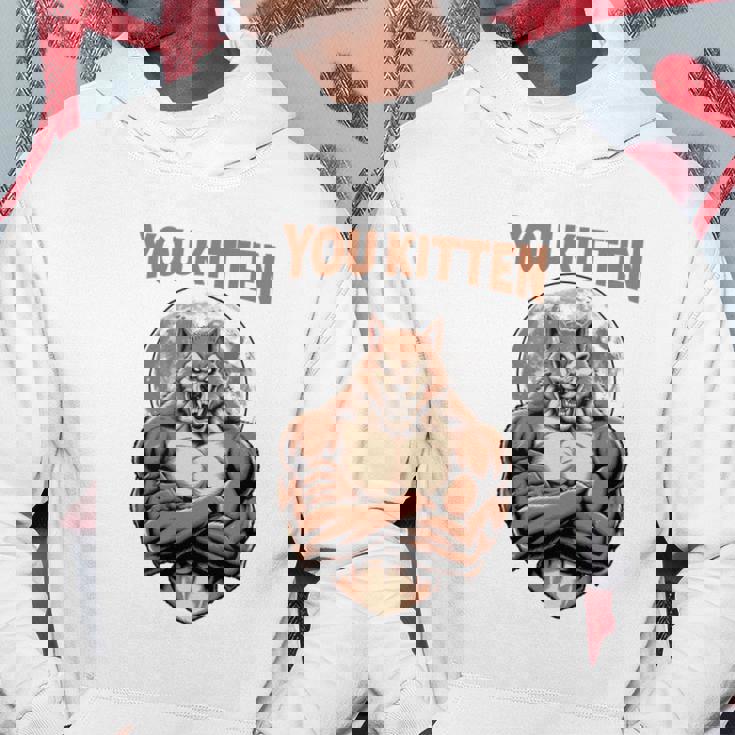 Alpha Wolf I 'Ll Protect You Kitten No Matter What Dominance 長袖tシャツ パーカー 面白い贈り物