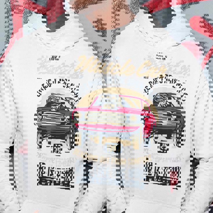 American Muscle Cars レトロカー愛好家用 パーカー 面白い贈り物