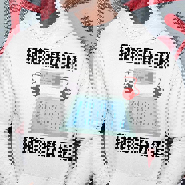 Another Day Another Gel パーカー 面白い贈り物