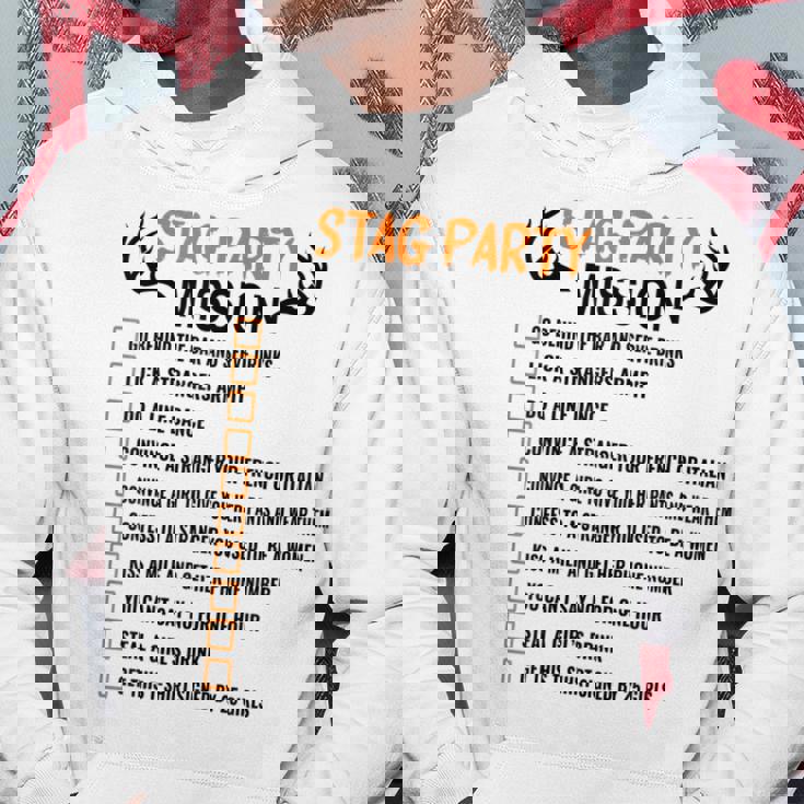Bachelors Party Checklisttag Do Party Sudadera Regalos divertidos